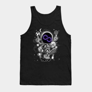 Astronaut Skate Polygon Matic Coin To The Moon Crypto Token Cryptocurrency Blockchain Wallet Birthday Gift For Men Women Kids Tank Top